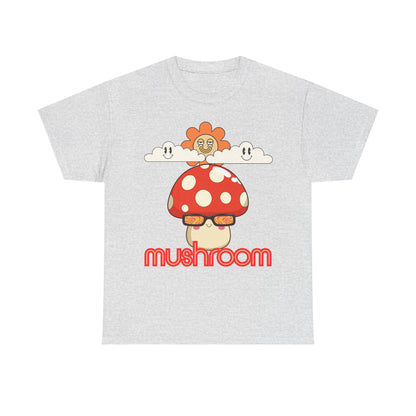 Mushroom Unisex T-Shirt, Eco-friendly Gifts for Birthdays, Whimsical Design for Nature Lovers,