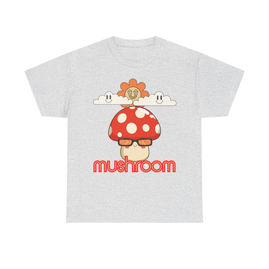 Mushroom Unisex T-Shirt, Eco-friendly Gifts for Birthdays, Whimsical Design for Nature Lovers,