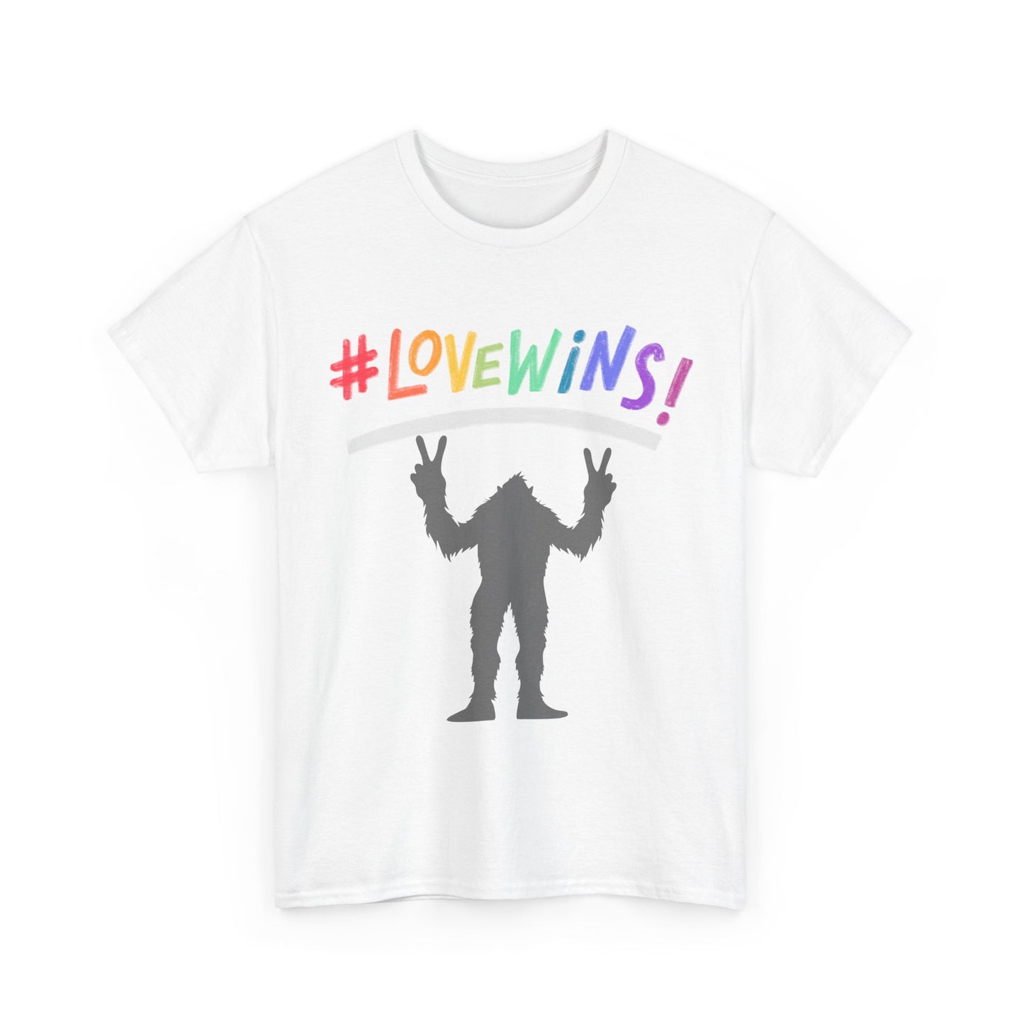 #LOVEWINS! Unisex Heavy Cotton Tee - Celebrate Love and Equality