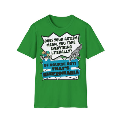 Autistic joke T-Shirt Design | Unisex Tee