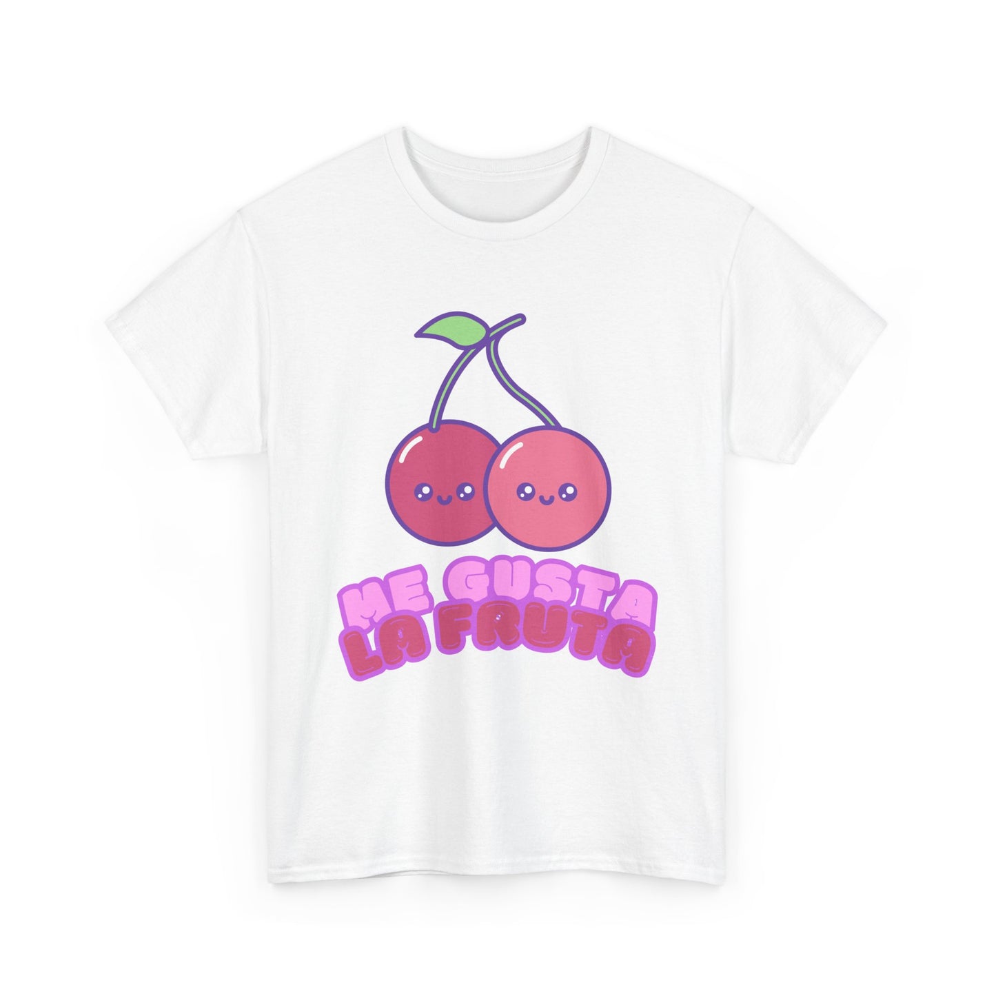 Cute Cherry Graphic Tee, Fruit Lover Shirt, Kawaii Style, Unisex Cotton T-Shirt, Fun Gift for Friends,