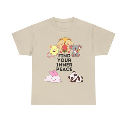 Find Your Inner Peace -Shirt for Animal Lovers