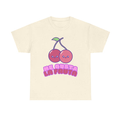 Cute Cherry Graphic Tee, Fruit Lover Shirt, Kawaii Style, Unisex Cotton T-Shirt, Fun Gift for Friends,