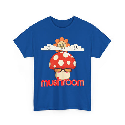 Mushroom Unisex T-Shirt, Eco-friendly Gifts for Birthdays, Whimsical Design for Nature Lovers,