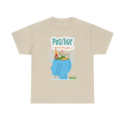 Positive Mind Unisex T-shirt, Everyday Wear, Inspirational Gift, Mental Health Awareness