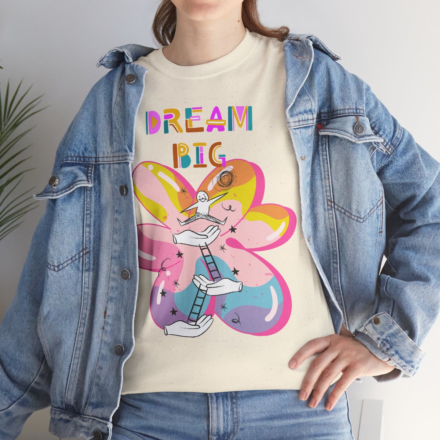 Dream Big - Unisex Inspirational T-Shirt, Dreamer Gift,
