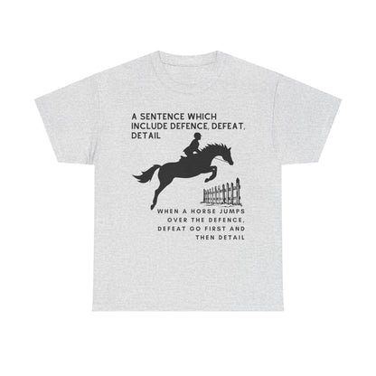 Defence, Defeat, Detail - Tee