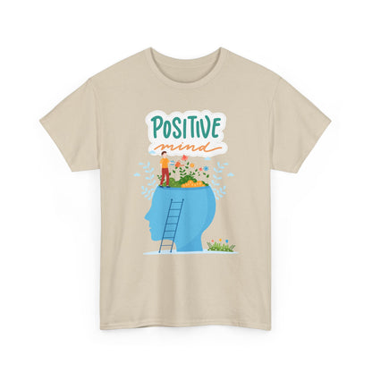 Positive Mind Unisex T-shirt, Everyday Wear, Inspirational Gift, Mental Health Awareness
