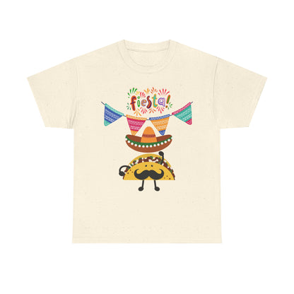Fiesta Taco Party Tee, Taco Lover Gift, Celebration Apparel, Party Wear