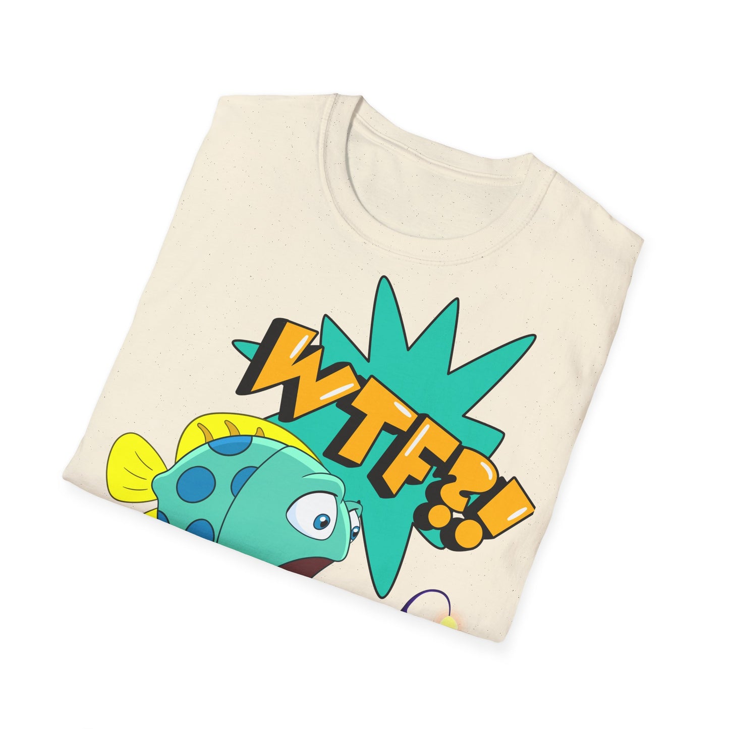 WTF?! What the Fish?! Unisex Softstyle T-Shirt - Fun Graphic Tee