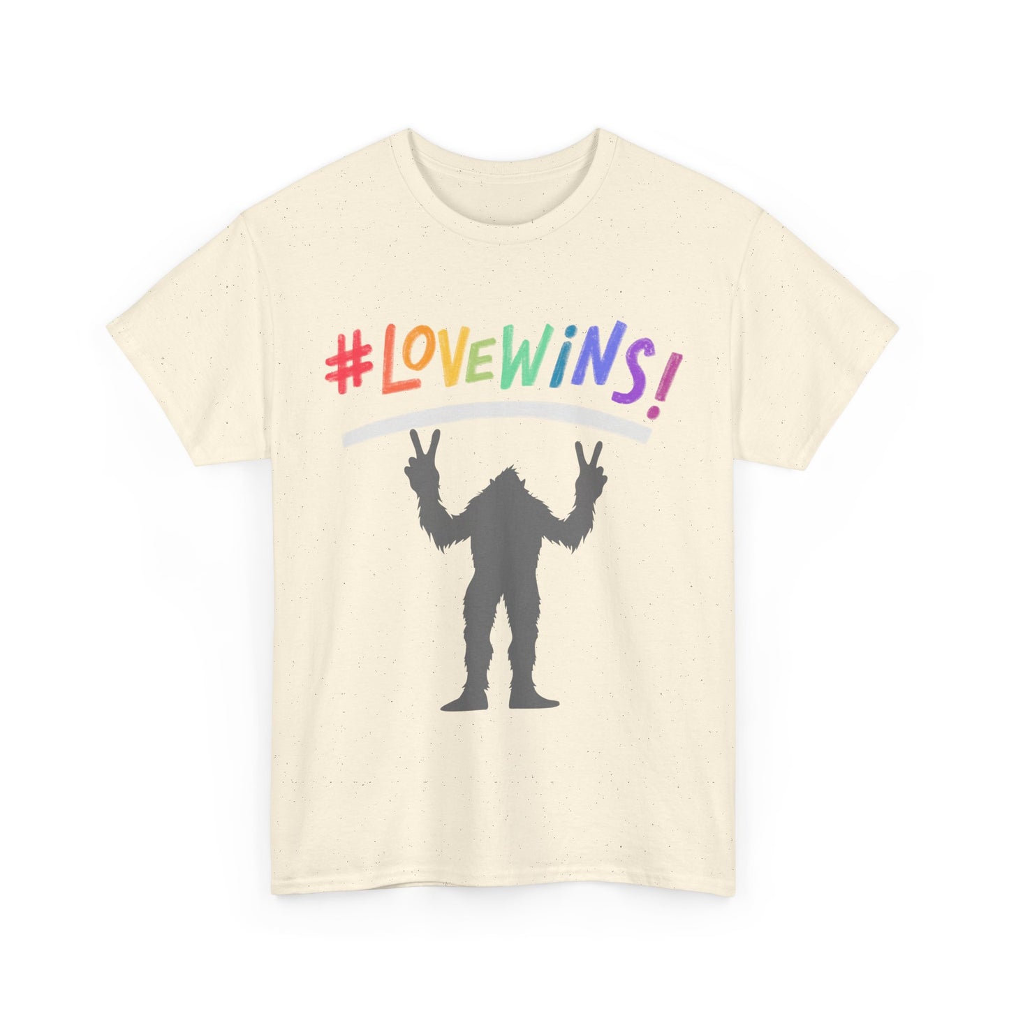 #LOVEWINS! Unisex Heavy Cotton Tee - Celebrate Love and Equality