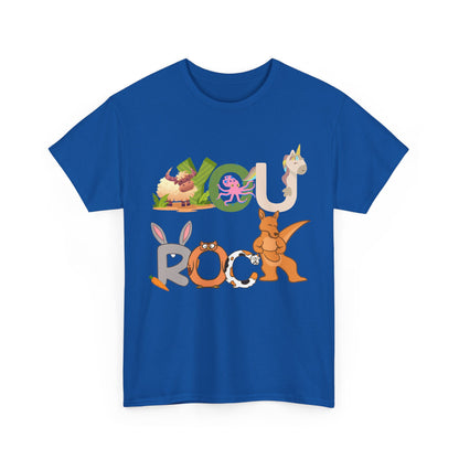 You Rock  - Fun Animal Design, Gift for Kids, Encouragement Tee