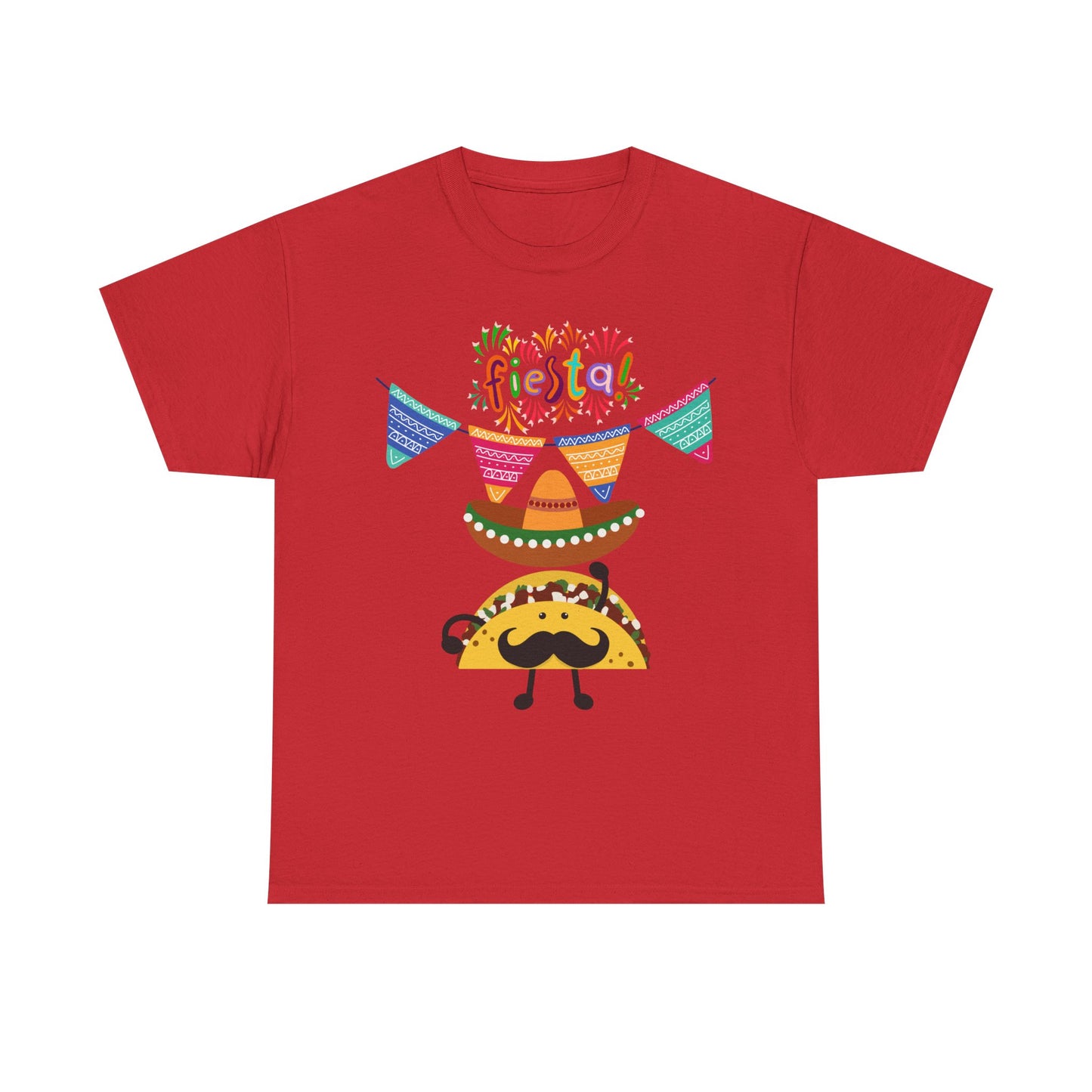 Fiesta Taco Party Tee, Taco Lover Gift, Celebration Apparel, Party Wear