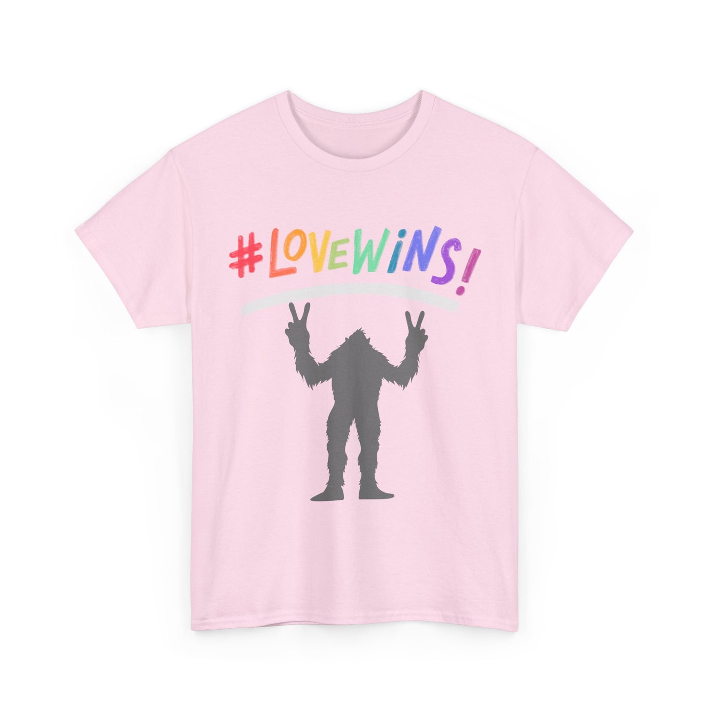 #LOVEWINS! Unisex Heavy Cotton Tee - Celebrate Love and Equality