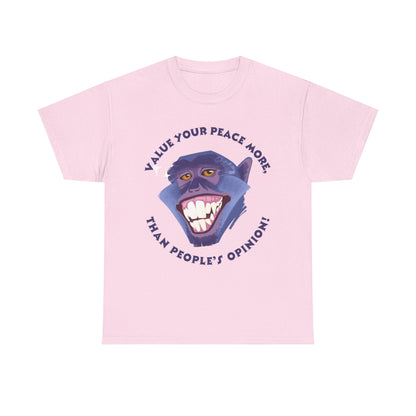 Value Your Peace - Inspirational Quote Shirt, Motivational Apparel, Gift for Self-Care