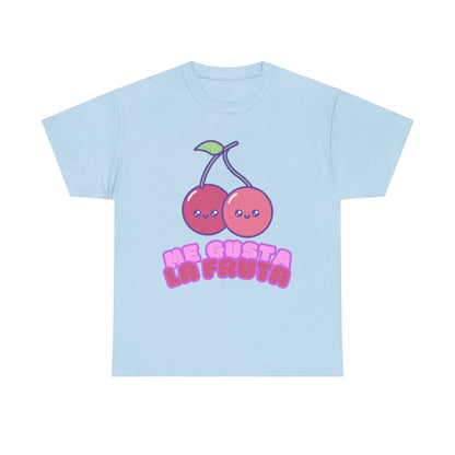 Cute Cherry Graphic Tee, Fruit Lover Shirt, Kawaii Style, Unisex Cotton T-Shirt, Fun Gift for Friends,