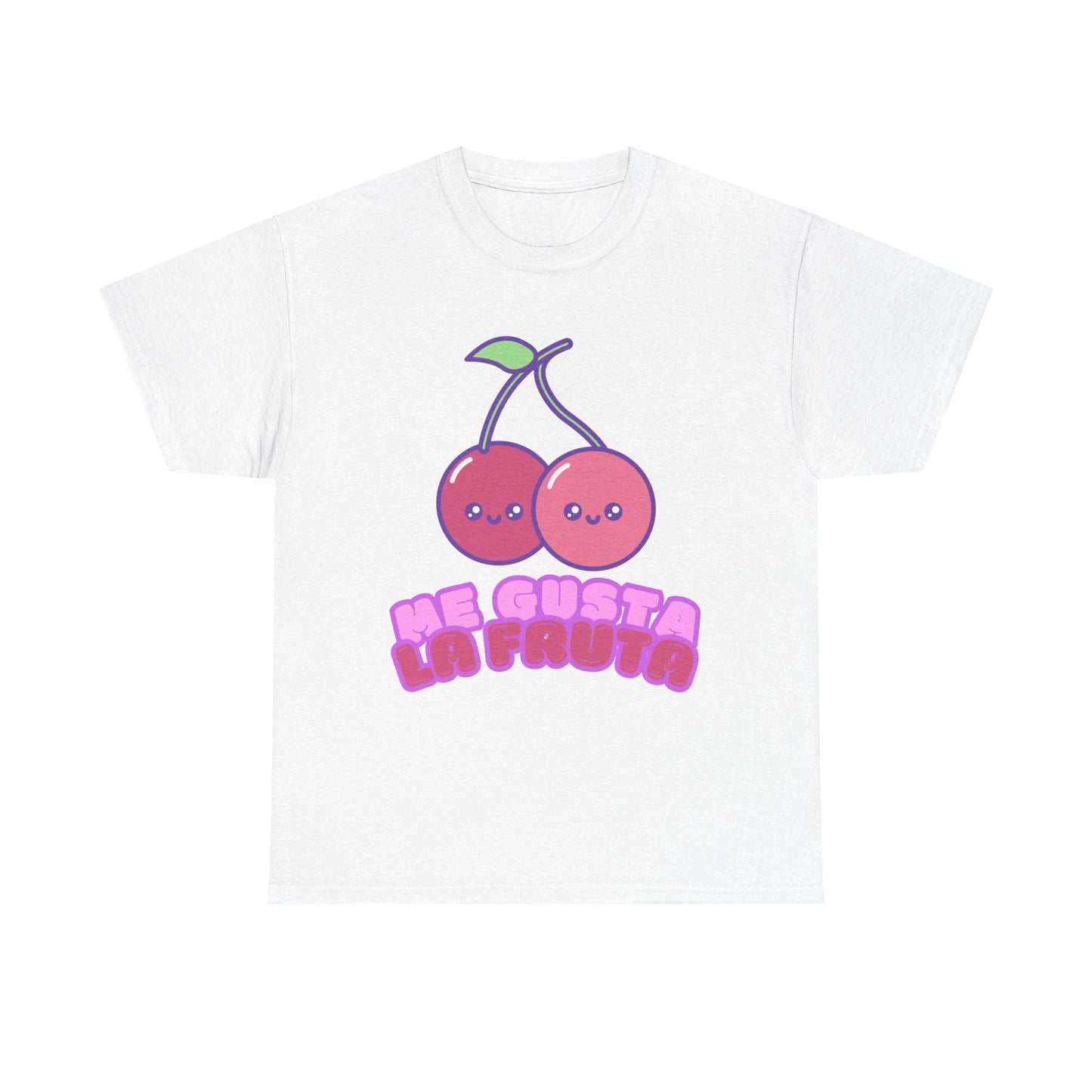 Cute Cherry Graphic Tee, Fruit Lover Shirt, Kawaii Style, Unisex Cotton T-Shirt, Fun Gift for Friends,