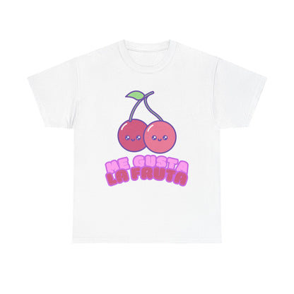 Cute Cherry Graphic Tee, Fruit Lover Shirt, Kawaii Style, Unisex Cotton T-Shirt, Fun Gift for Friends,