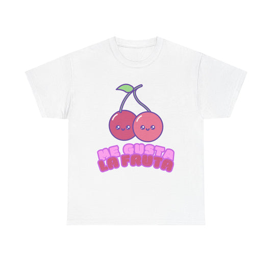 Cute Cherry Graphic Tee, Fruit Lover Shirt, Kawaii Style, Unisex Cotton T-Shirt, Fun Gift for Friends,