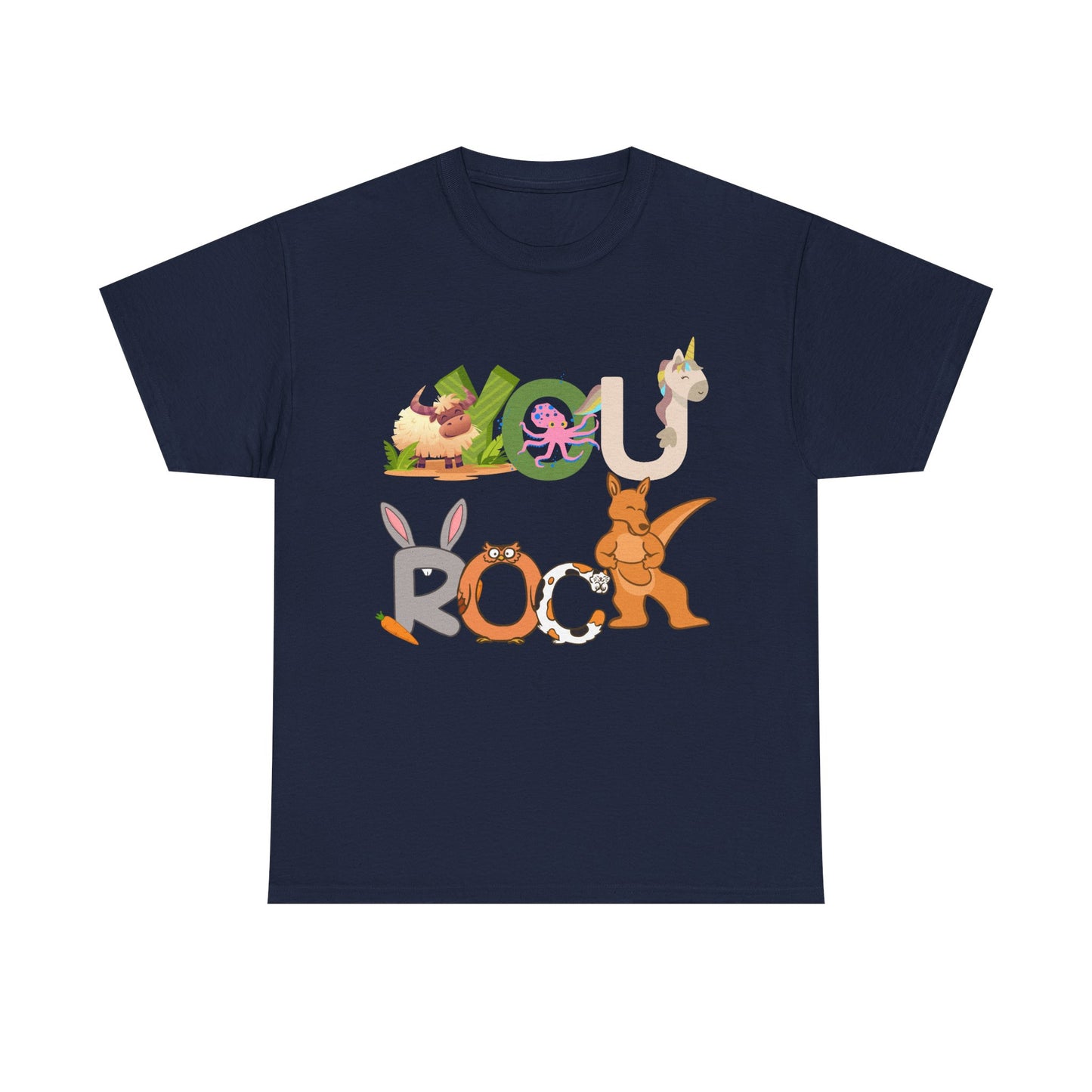 You Rock  - Fun Animal Design, Gift for Kids, Encouragement Tee