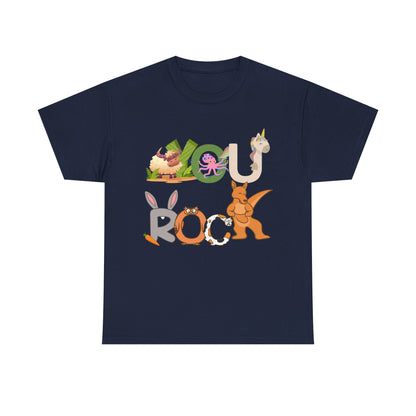You Rock  - Fun Animal Design, Gift for Kids, Encouragement Tee