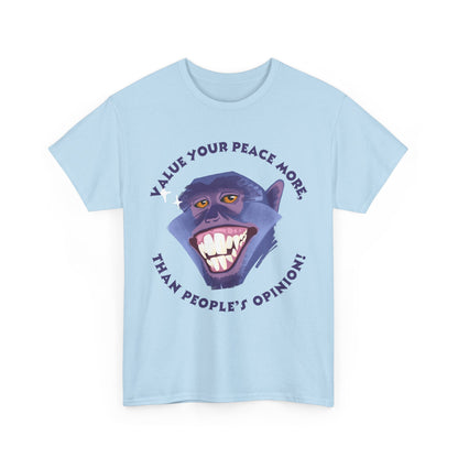 Value Your Peace - Inspirational Quote Shirt, Motivational Apparel, Gift for Self-Care