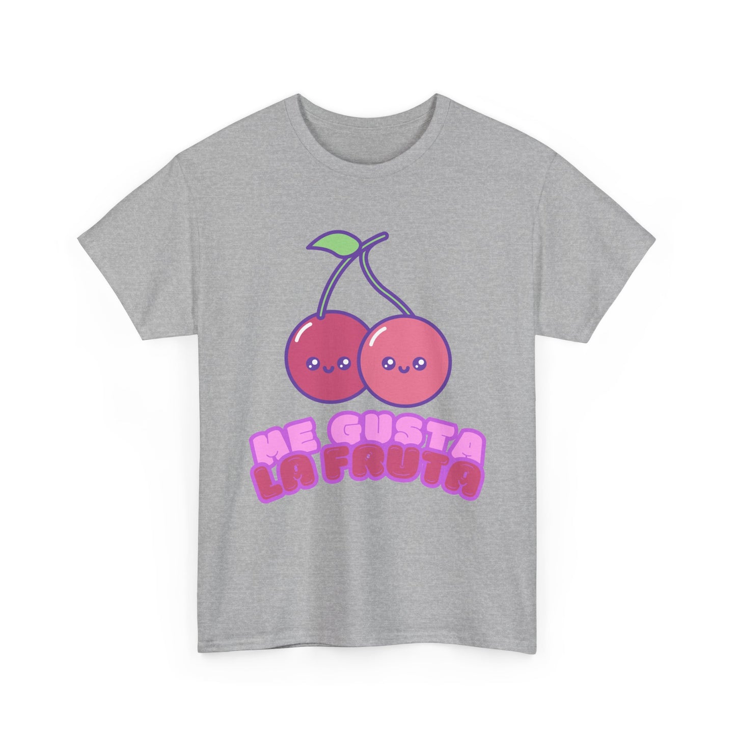 Cute Cherry Graphic Tee, Fruit Lover Shirt, Kawaii Style, Unisex Cotton T-Shirt, Fun Gift for Friends,