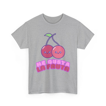 Cute Cherry Graphic Tee, Fruit Lover Shirt, Kawaii Style, Unisex Cotton T-Shirt, Fun Gift for Friends,