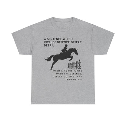 Defence, Defeat, Detail - Tee