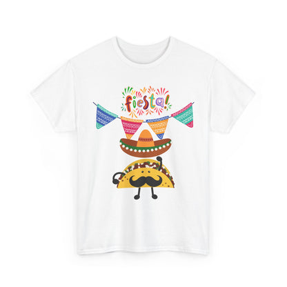 Fiesta Taco Party Tee, Taco Lover Gift, Celebration Apparel, Party Wear