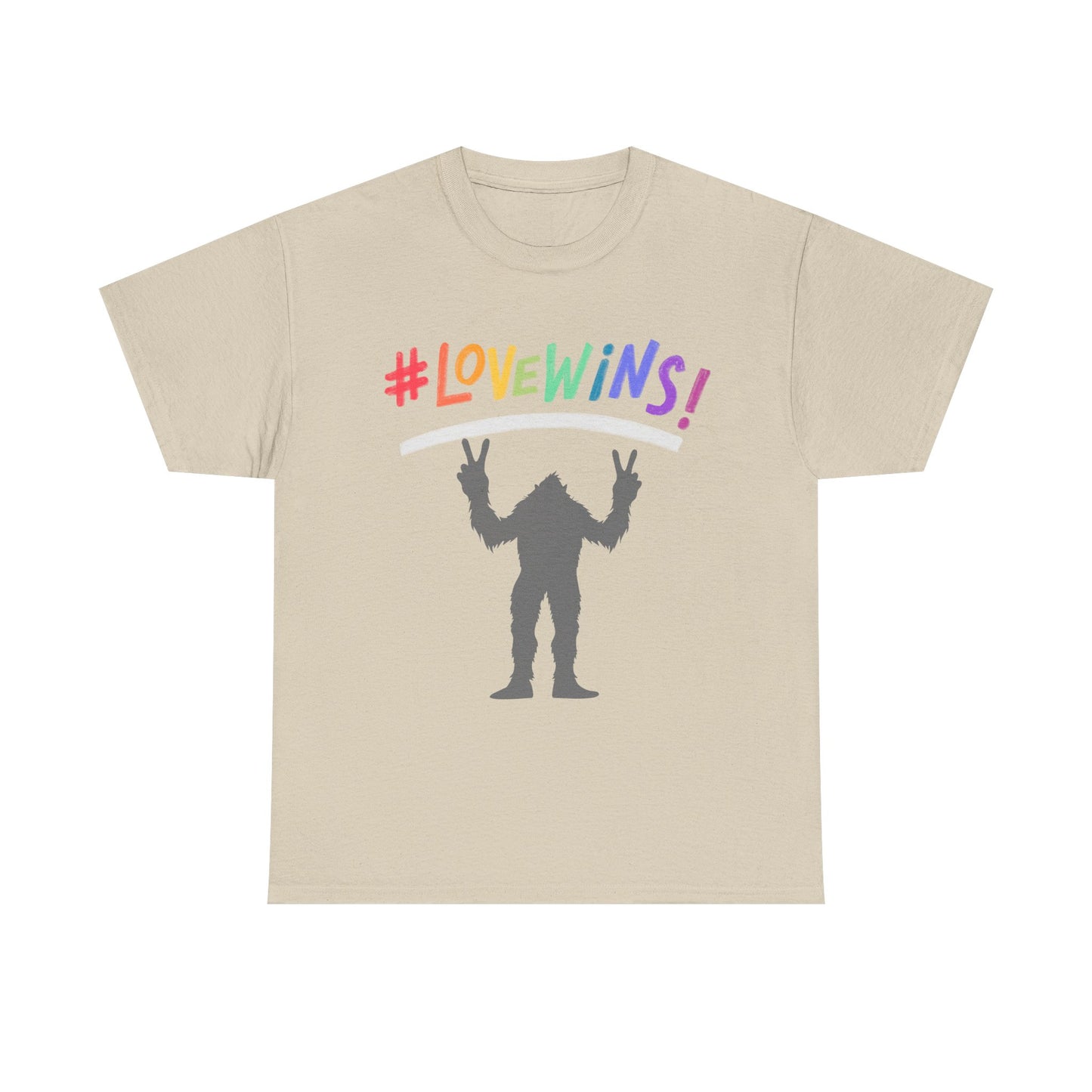 #LOVEWINS! Unisex Heavy Cotton Tee - Celebrate Love and Equality