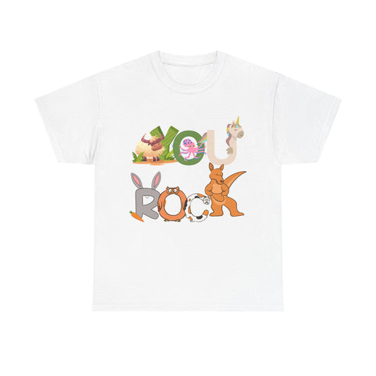 You Rock  - Fun Animal Design, Gift for Kids, Encouragement Tee