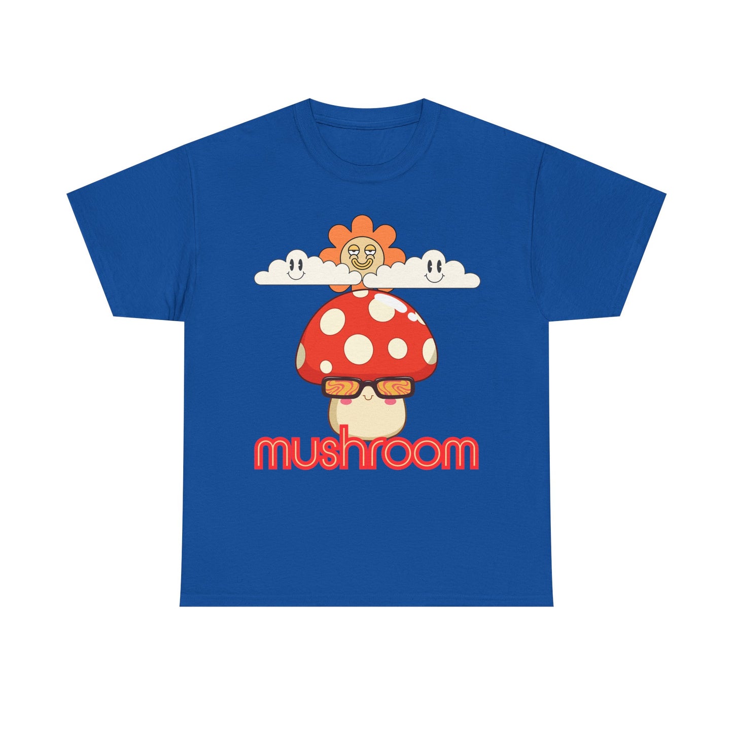 Mushroom Unisex T-Shirt, Eco-friendly Gifts for Birthdays, Whimsical Design for Nature Lovers,