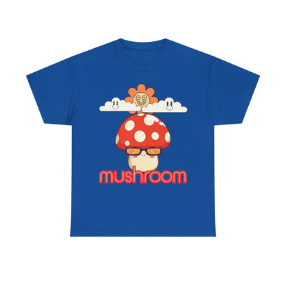 Mushroom Unisex T-Shirt, Eco-friendly Gifts for Birthdays, Whimsical Design for Nature Lovers,