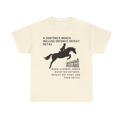 Defence, Defeat, Detail - Tee