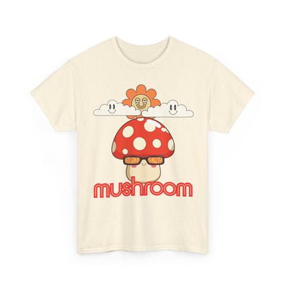 Mushroom Unisex T-Shirt, Eco-friendly Gifts for Birthdays, Whimsical Design for Nature Lovers,