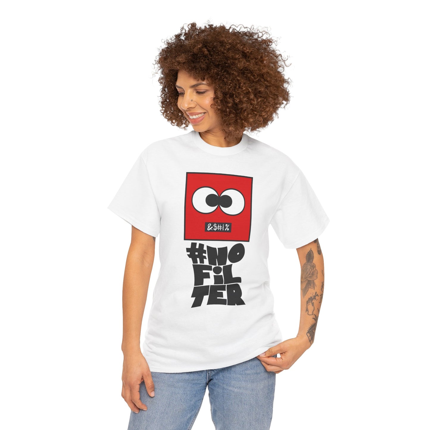 #NoFilter Unisex Casual Graphic T-Shirt