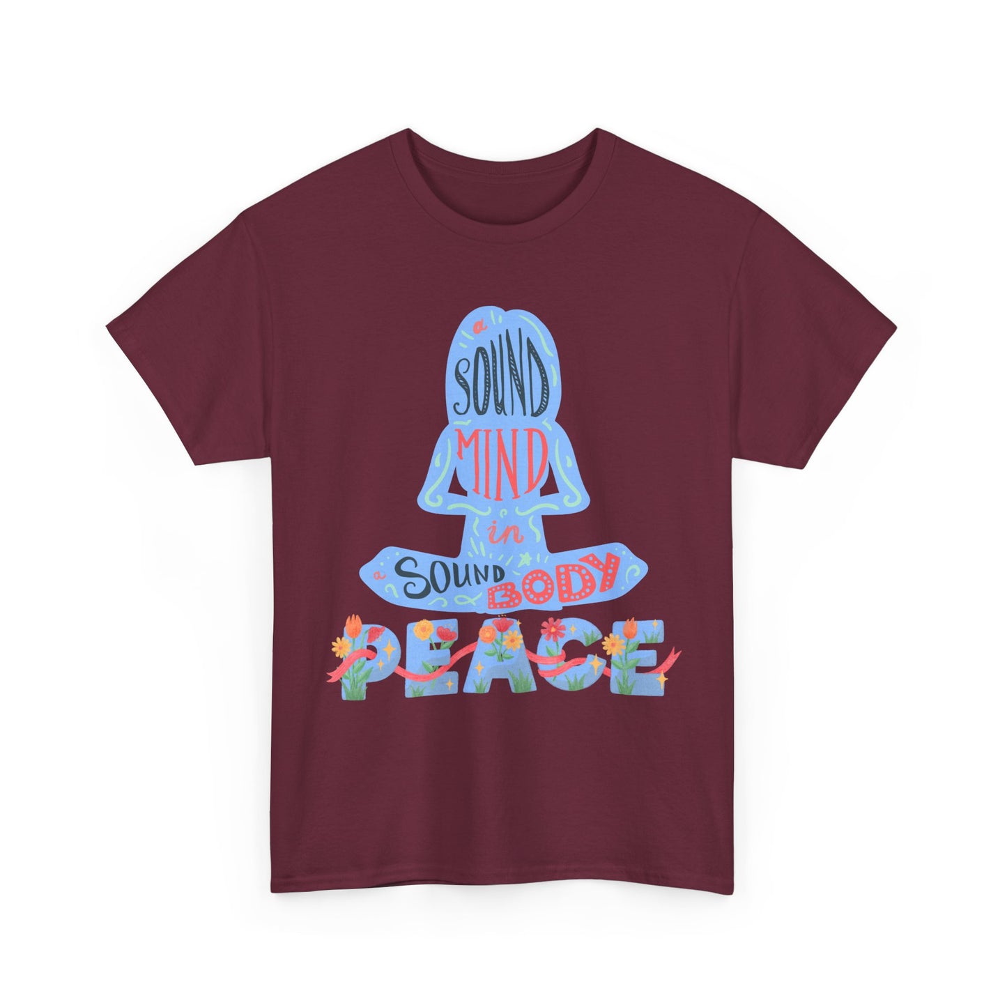 Mindful Meditation Tee, Mindfulness Apparel, Yoga Gift