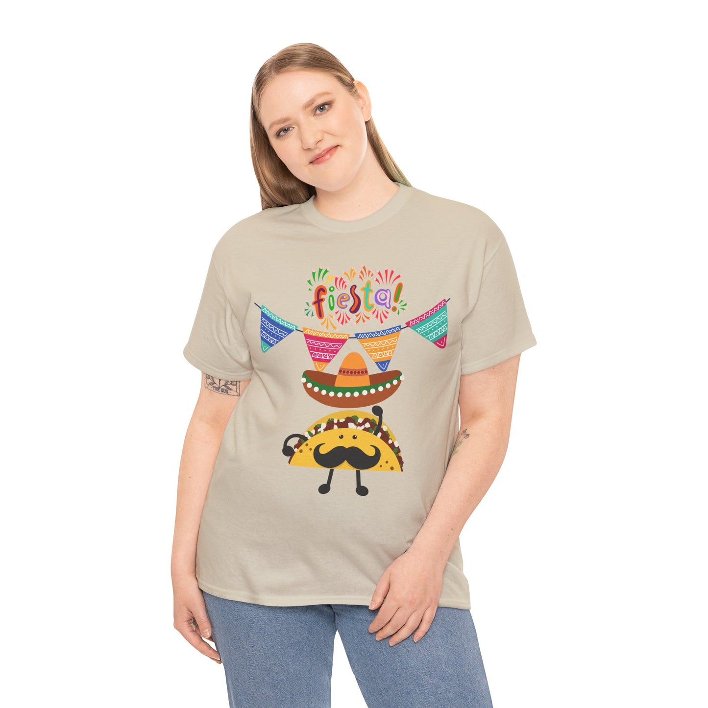Fiesta Taco Party Tee, Taco Lover Gift, Celebration Apparel, Party Wear