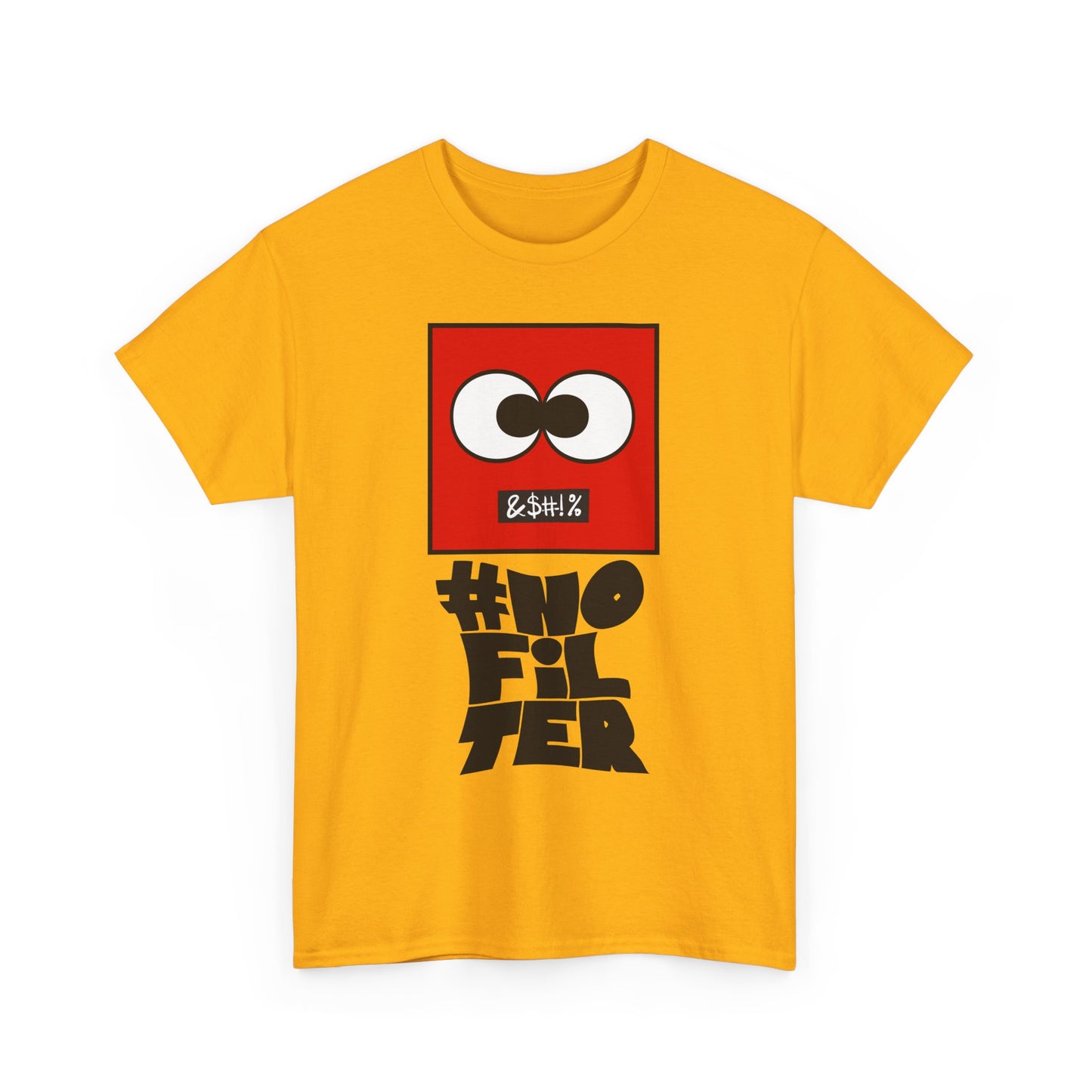 #NoFilter Unisex Casual Graphic T-Shirt