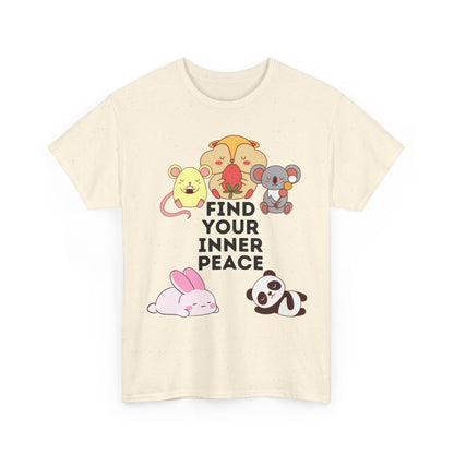 Find Your Inner Peace -Shirt for Animal Lovers