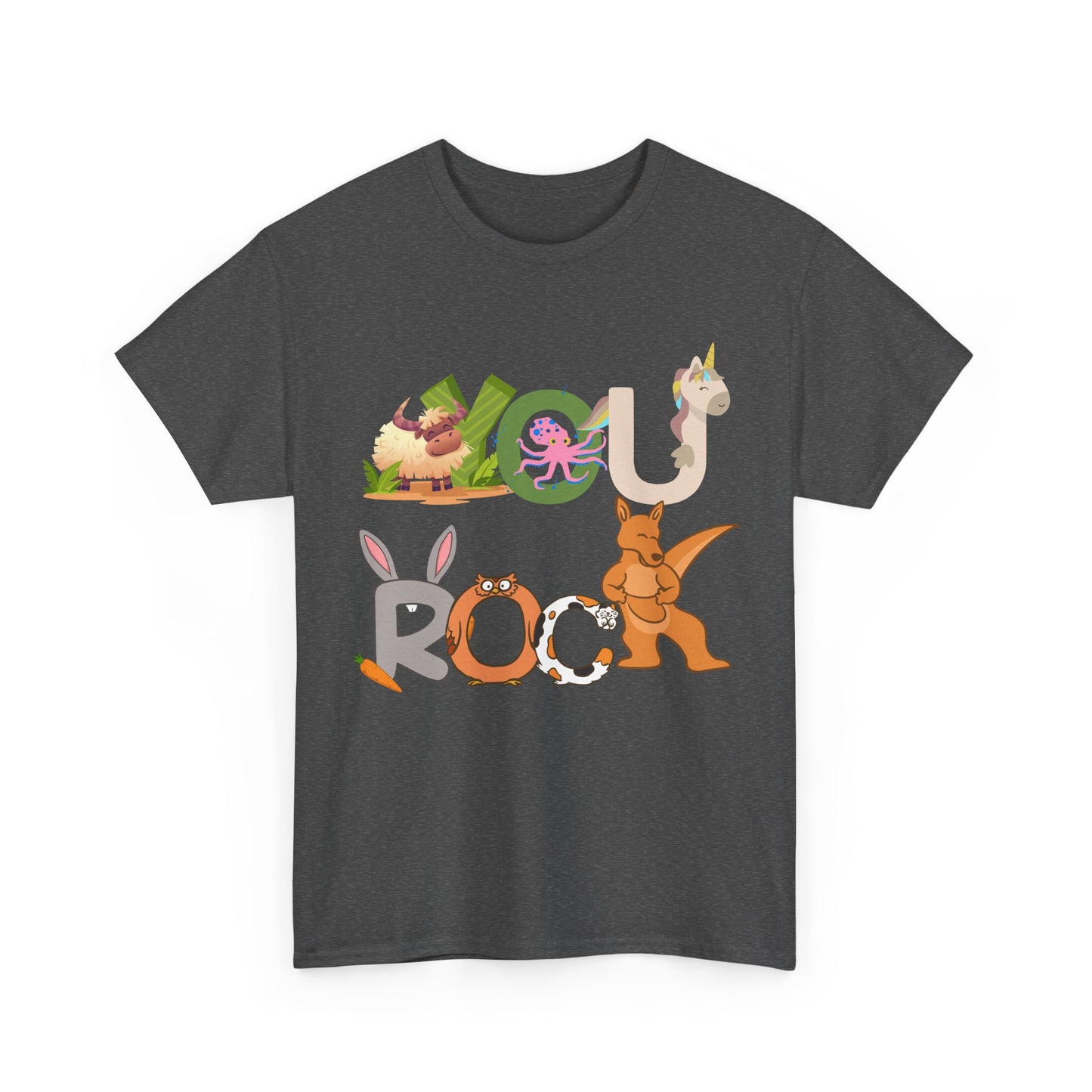 You Rock  - Fun Animal Design, Gift for Kids, Encouragement Tee