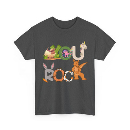 You Rock  - Fun Animal Design, Gift for Kids, Encouragement Tee