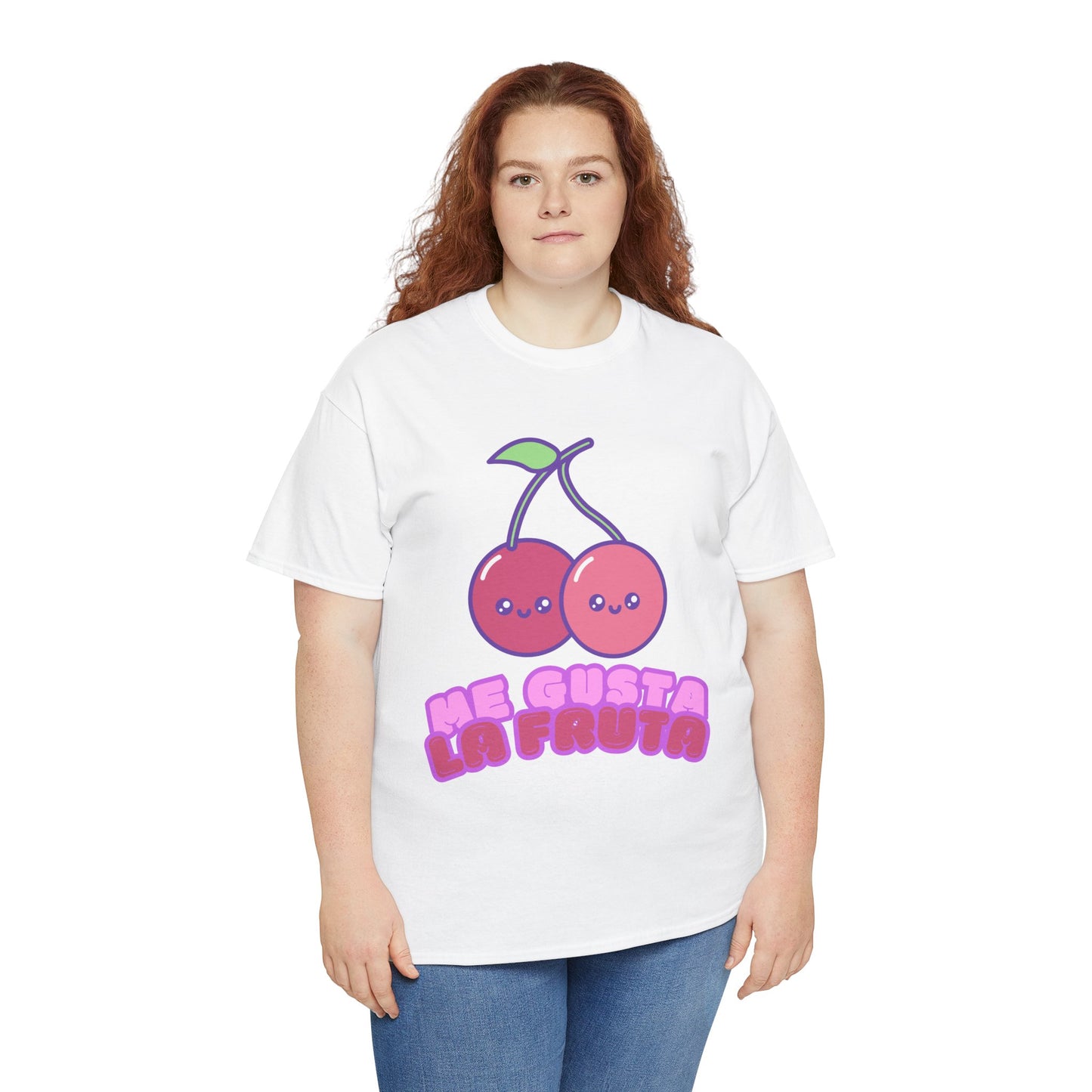 Cute Cherry Graphic Tee, Fruit Lover Shirt, Kawaii Style, Unisex Cotton T-Shirt, Fun Gift for Friends,