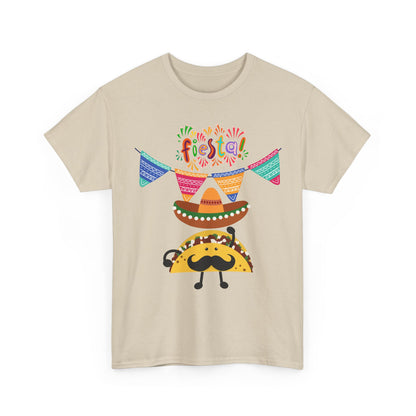 Fiesta Taco Party Tee, Taco Lover Gift, Celebration Apparel, Party Wear
