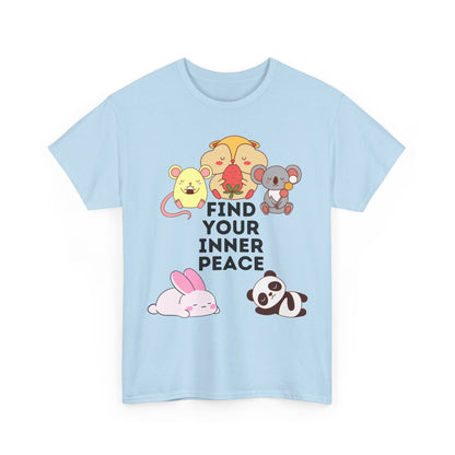 Find Your Inner Peace -Shirt for Animal Lovers