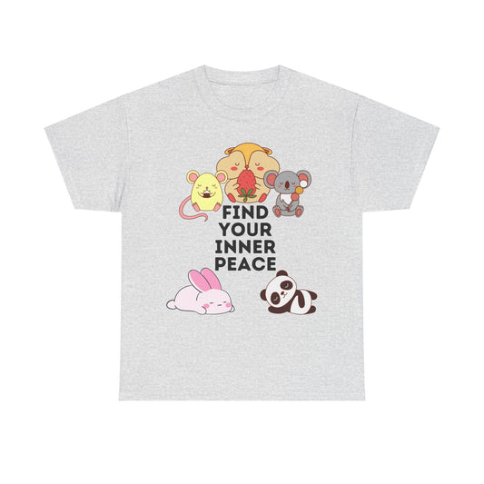 Find Your Inner Peace -Shirt for Animal Lovers