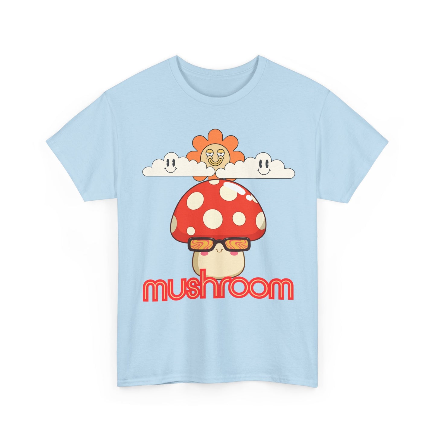 Mushroom Unisex T-Shirt, Eco-friendly Gifts for Birthdays, Whimsical Design for Nature Lovers,