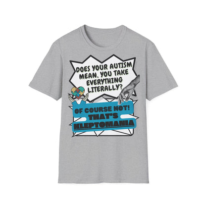 Autistic joke T-Shirt Design | Unisex Tee