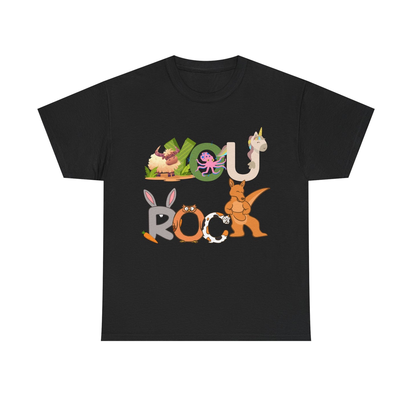 You Rock  - Fun Animal Design, Gift for Kids, Encouragement Tee